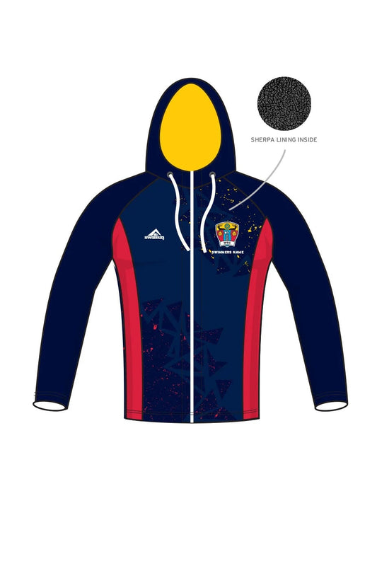 Watford SC Kids Unisex Winter Zipped Performance Hoodie image 0