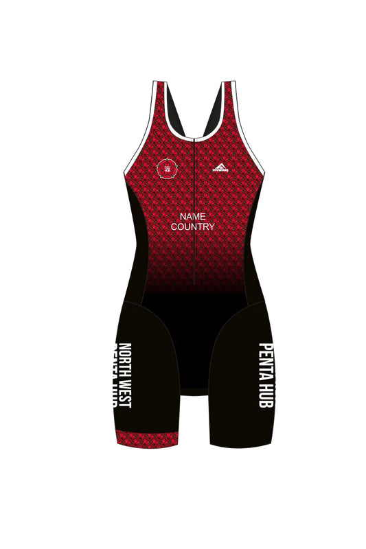 North West Pentathlon Hub Adult Female Sleeveless Tri Suit - Opt1 image 0