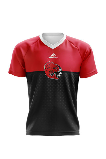 Glen Innes Redfins Swimming Club Adult Unisex Representative Shirt - V-Neck image 0