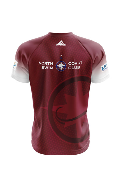 North Coast Swim Club Adult Unisex Club Shirt - V-Neck image 1