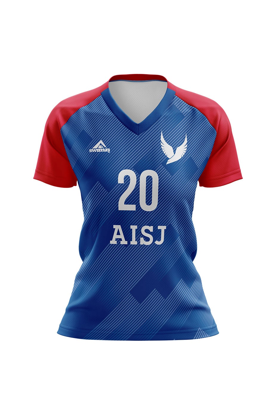 American International School of Jeddah Adult Female Volleyball Away Club Shirt - V-Neck image 0