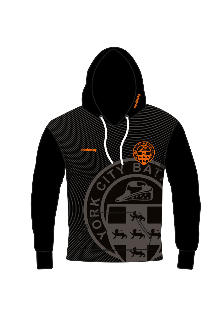 York City Baths Club Kids Unisex Pullover Performance Hoodie image 0
