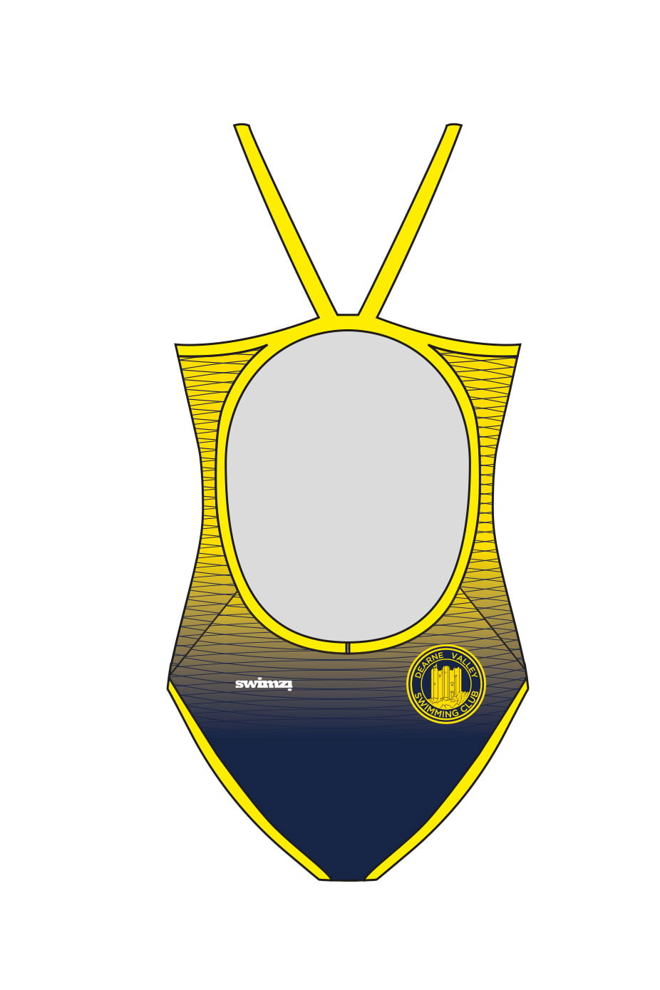 Dearne Valley SC Adult Female Thinstrap Swimsuit image 1