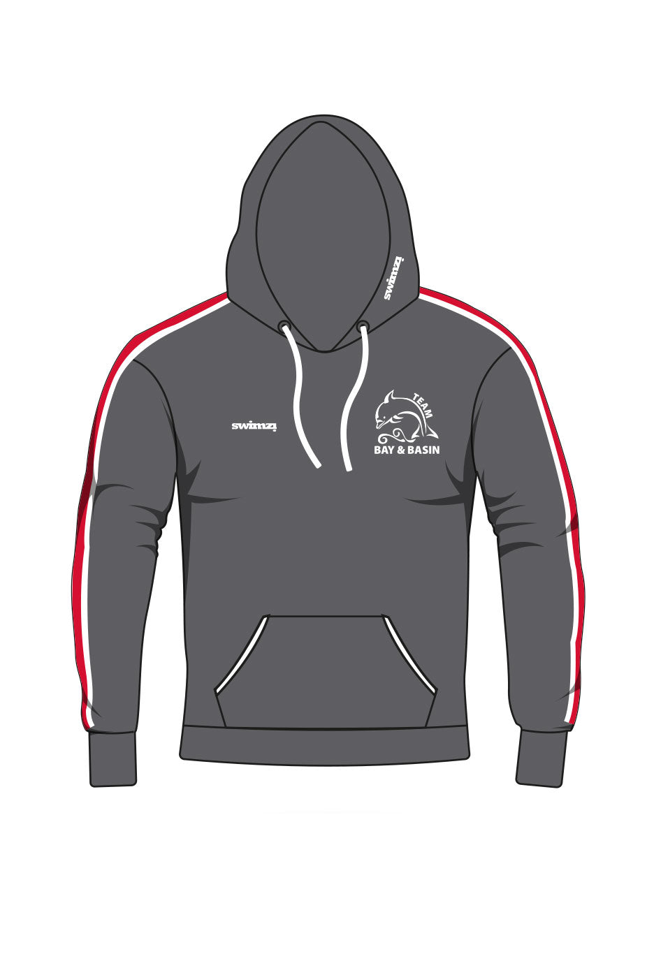 Bay and Basin Swim Club Adult Unisex Sweat Pullover Hoodie image 0