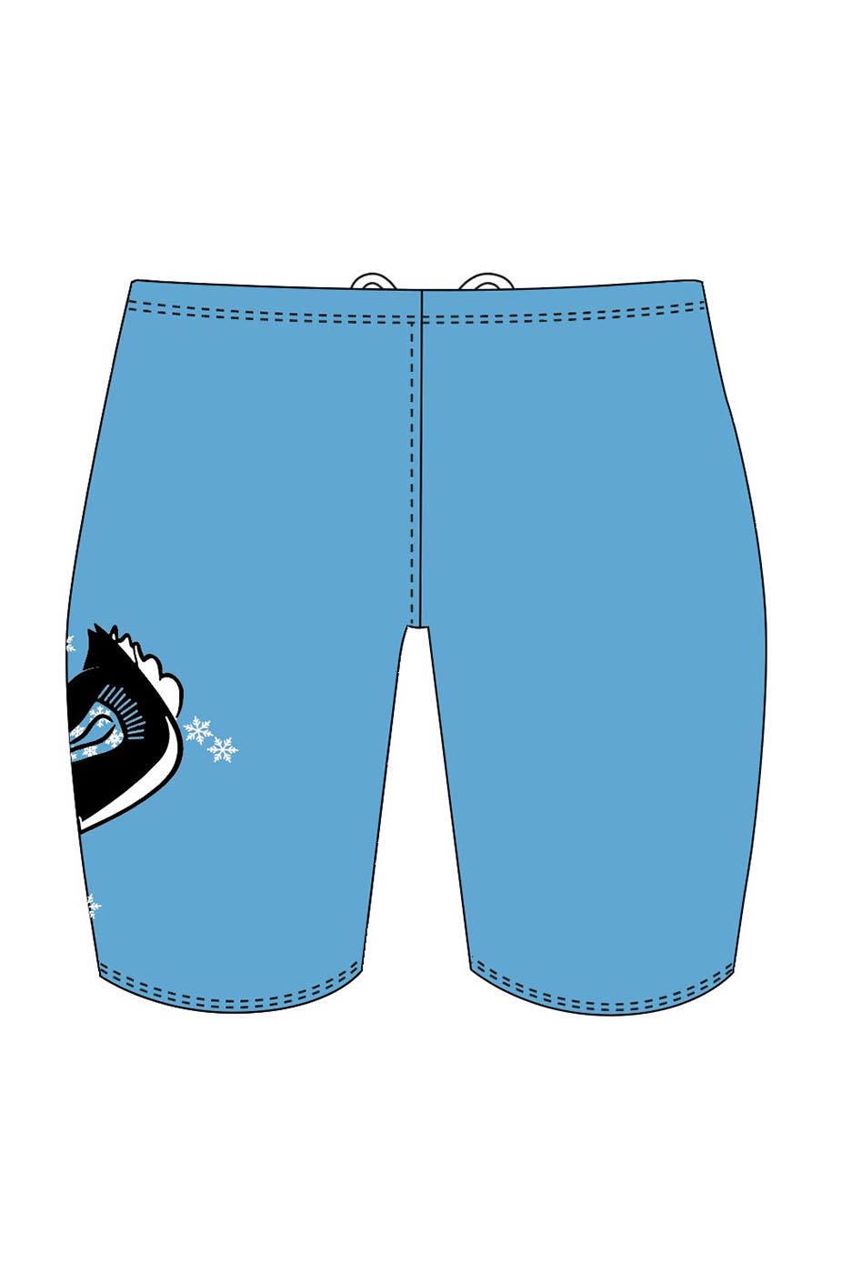 Polar Bear Challenge Adult Male Penguin Jammers - Blue image 1