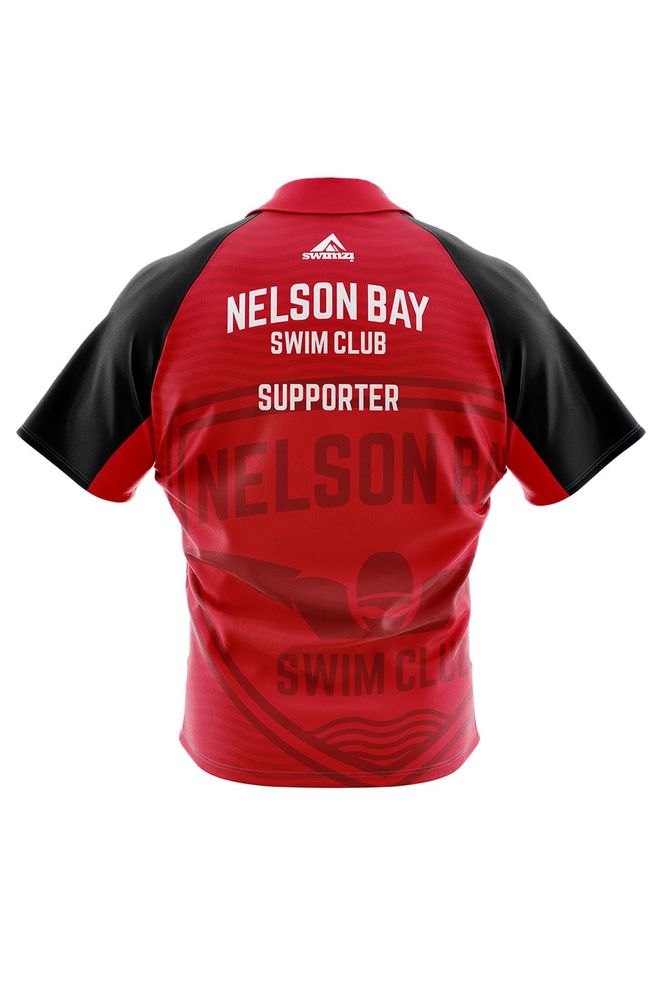 Nelson Bay Swim Club Adult Unisex Polyester Supporter Shirt - Polo Neck image 1