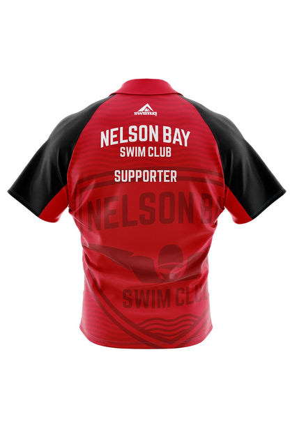 Nelson Bay Swim Club Adult Unisex Polyester Supporter Shirt - Polo Neck image 1