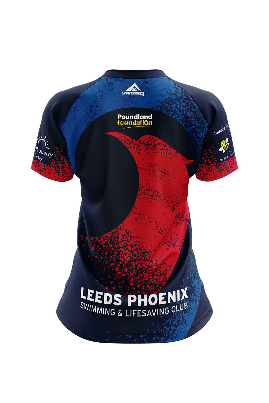 Leeds Phoenix Swimming & Lifesaving Club Adult Female Club Shirt - V-Neck image 1