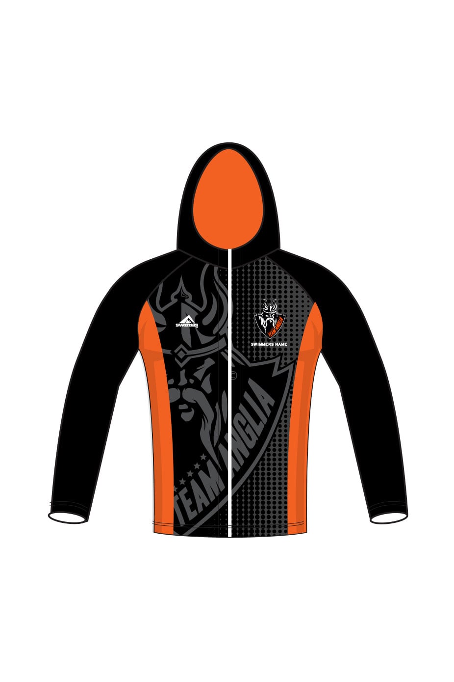Team Anglia Masters Adult Unisex Zipped Performance Hoodie image 0