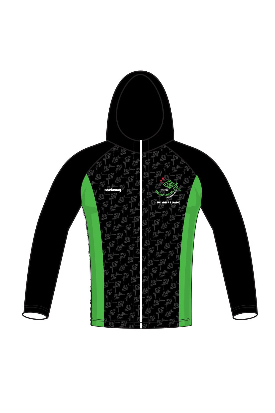 Beachfield SC Adult Unisex Zipped Performance Hoodie image 0