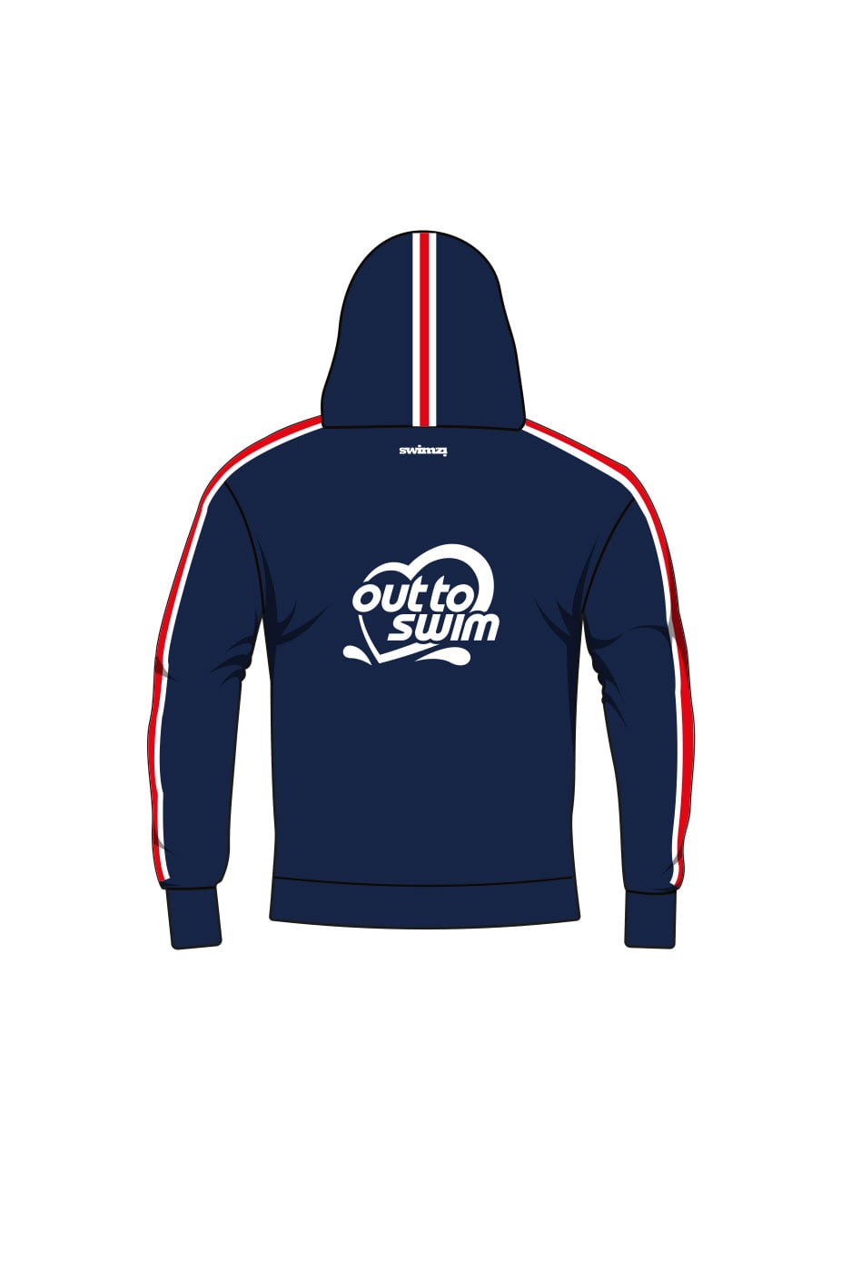 Out to Swim Adult Unisex Sweat Zipped Hoodie image 1