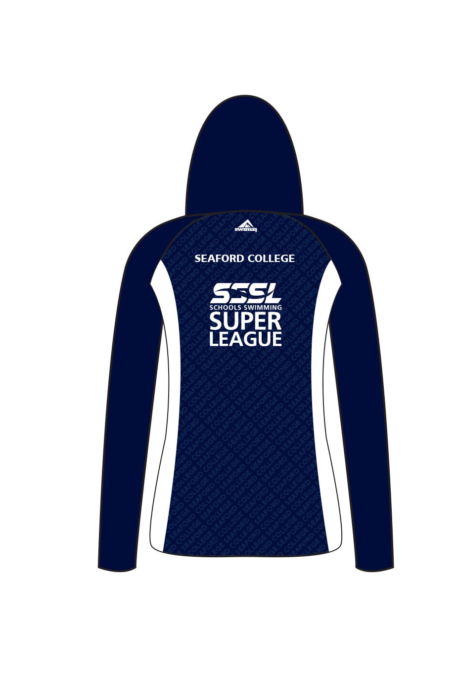 Schools Swimming Super League Adult Female Seaford College Zipped Performance Hoodie image 1