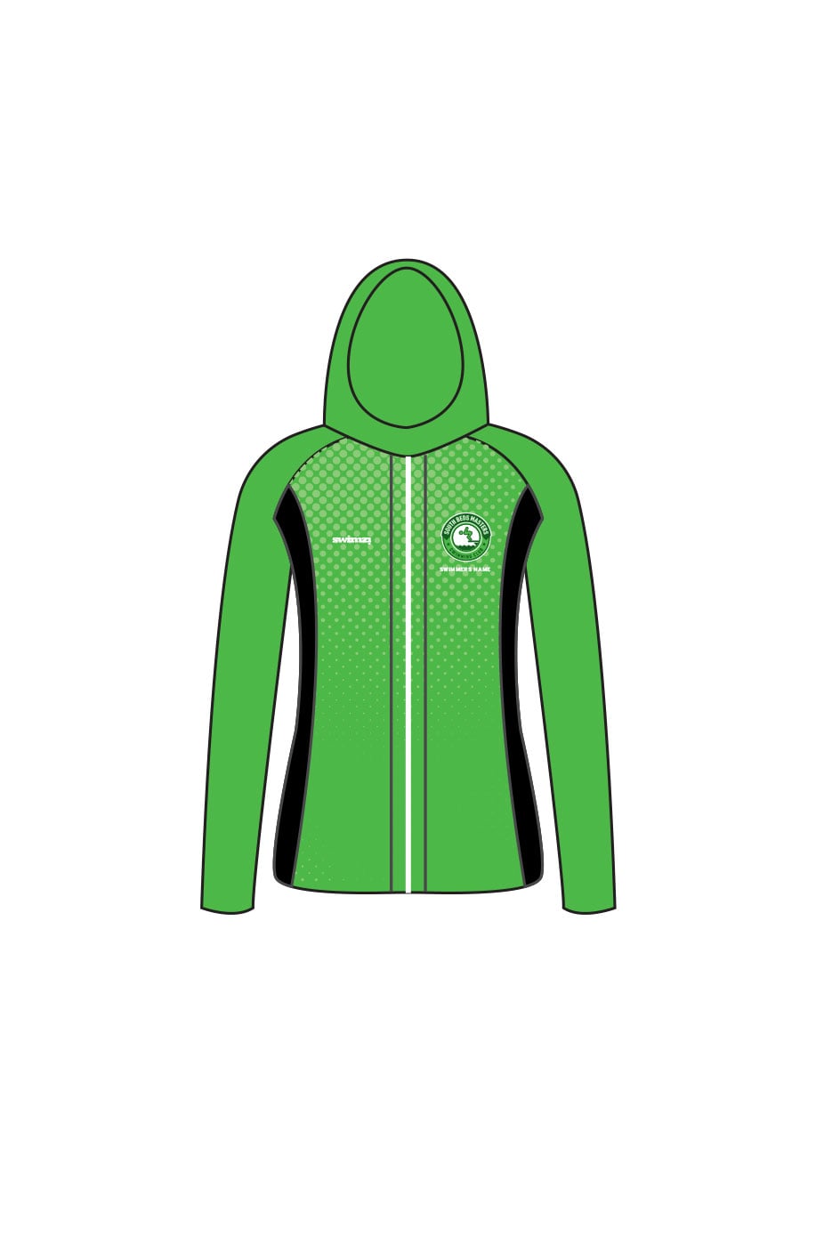 South Beds Masters SC Kids Female Zipped Performance Hoodie image 0