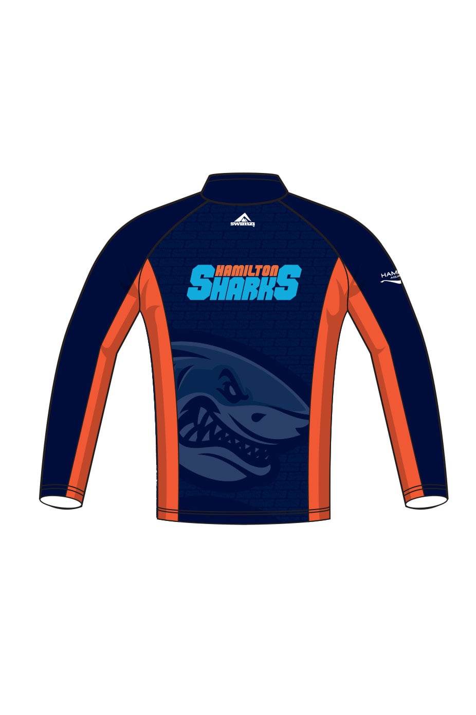 Hamilton Aquatics Adult Unisex Hamilton Sharks Tracksuit Jacket image 1