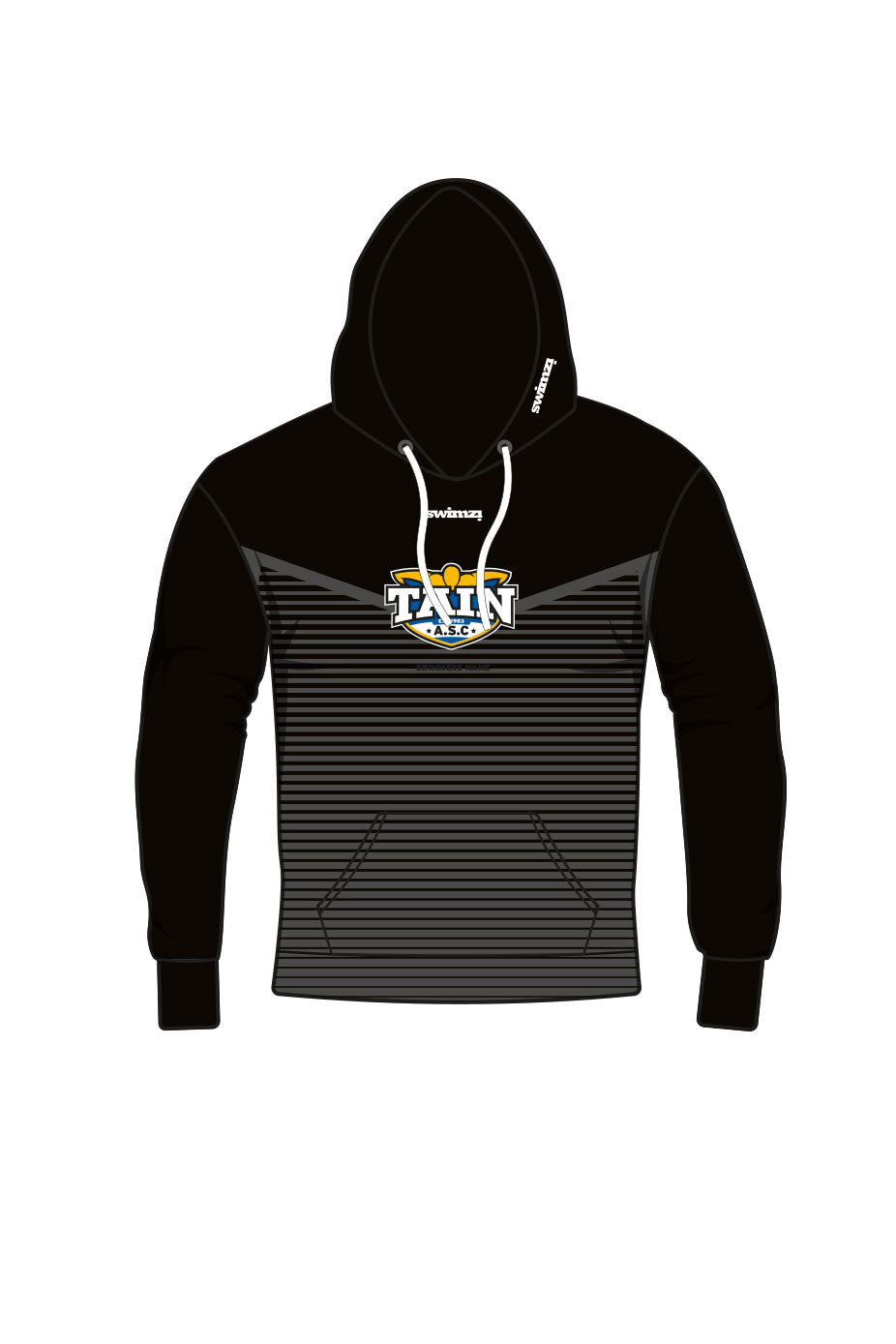 Tain SC Adult Unisex Pullover Performance Hoodie - Black image 0