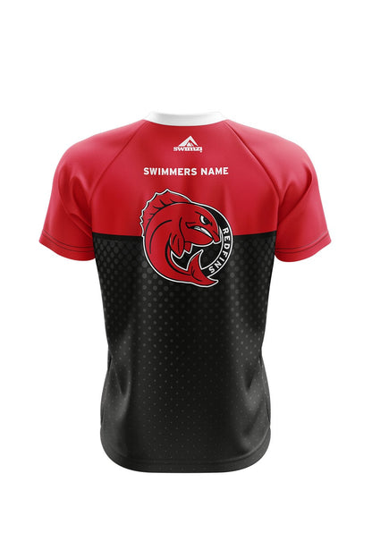 Glen Innes Redfins Swimming Club Adult Unisex Representative Shirt - V-Neck image 1