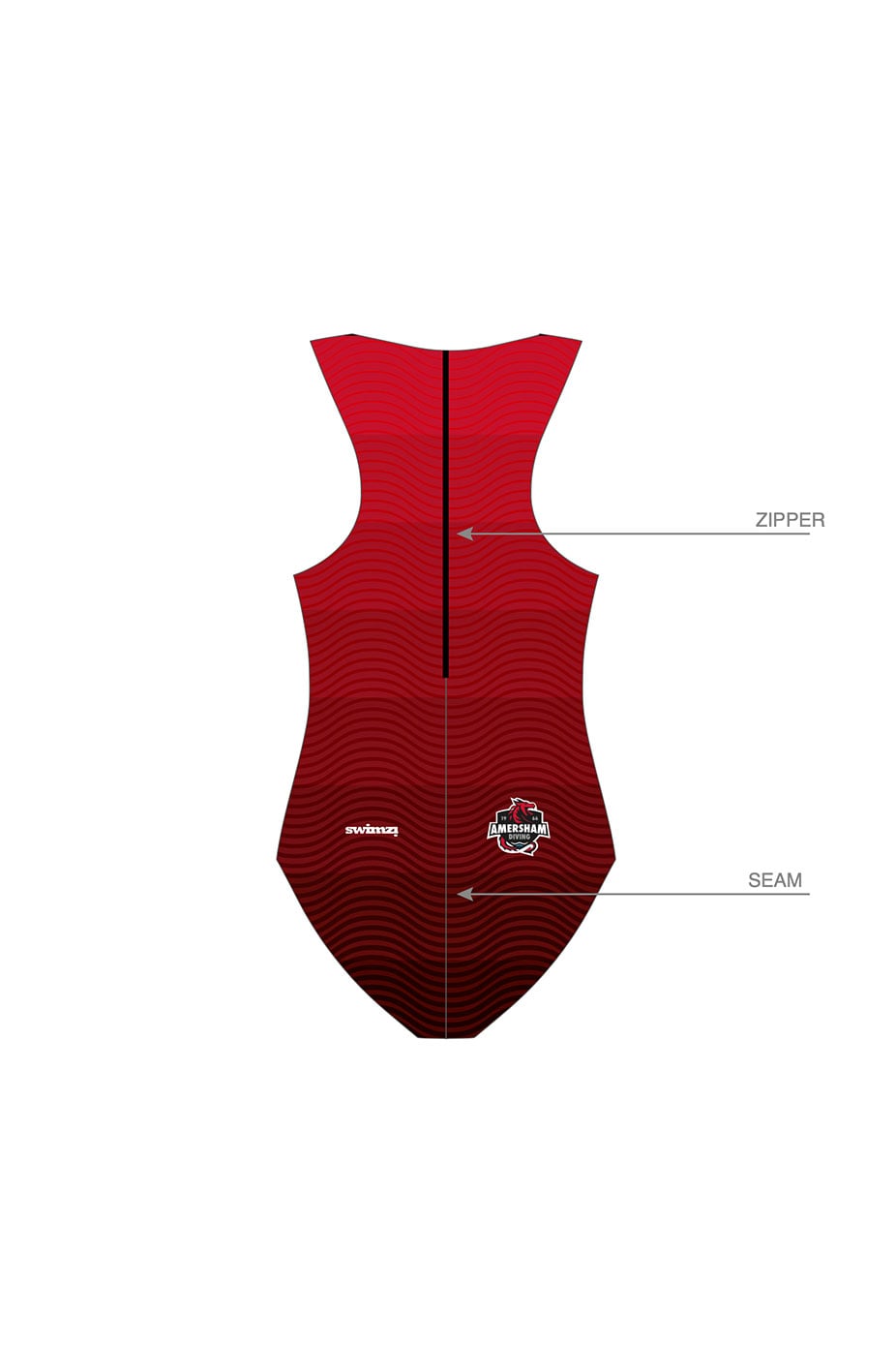 Amersham DC Adult Female Waterpolo Swimsuit image 1