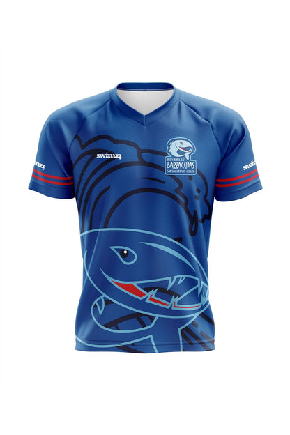 Beverley Barracudas SC Adult Unisex Polyester Club Shirt - V-Neck image 0