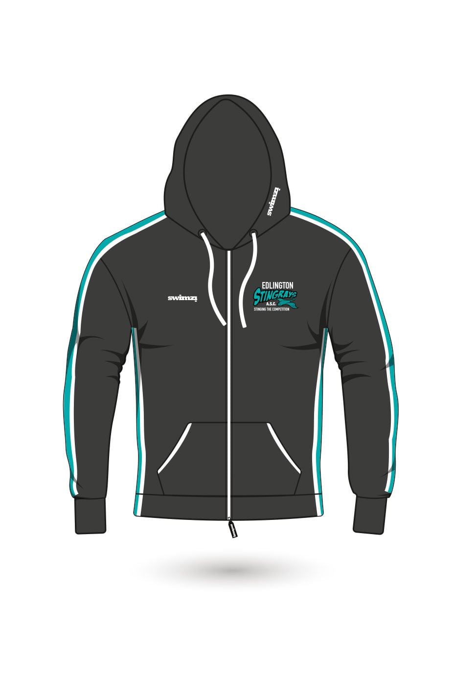Edlington Stingrays ASC Adult Unisex Sweat Zipped Hoodie image 0