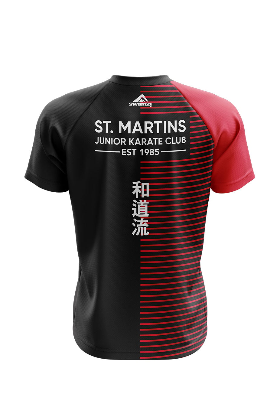 St Martins Karate Club Adult Unisex Club Shirt - V-Neck - Higher Grades image 1