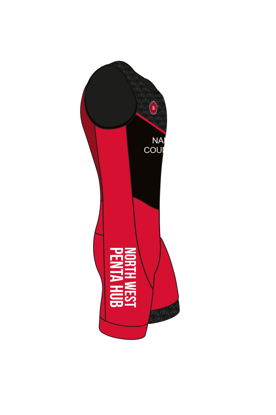 North West Pentathlon Hub Adult Female Sleeveless Tri Suit (Back Zip) - Opt2 image 1