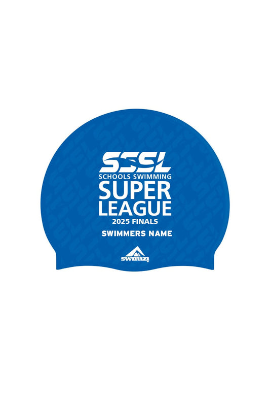 Unisex SSSL Finals Swim Cap - Silicone Suede - Royal Blue image 0