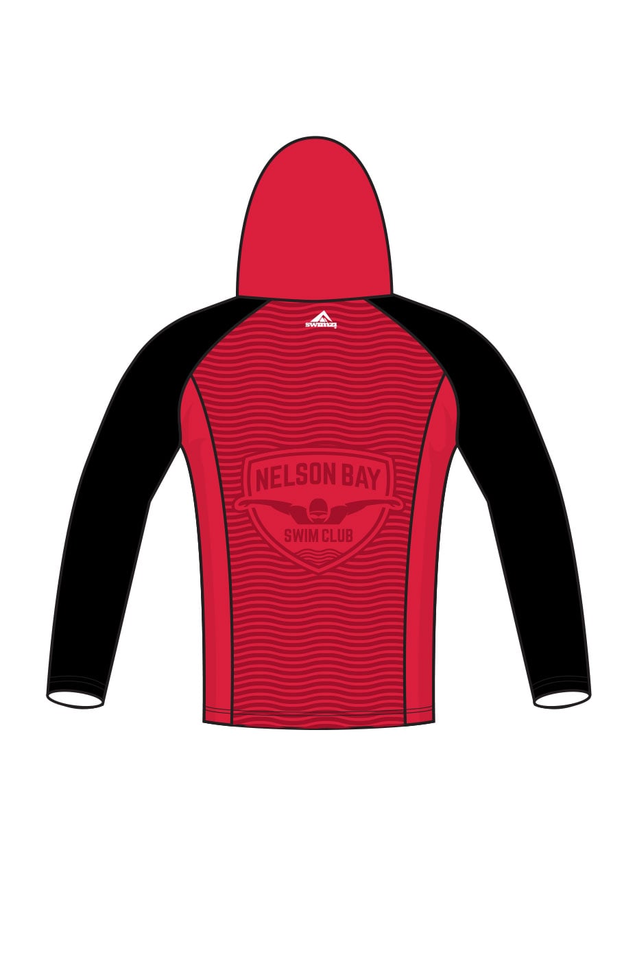 Nelson Bay Swim Club Adult Unisex Winter Zipped Performance Hoodie image 1