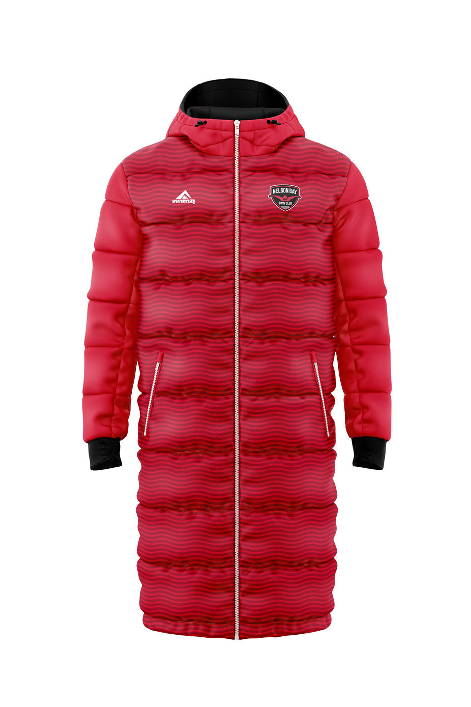 Nelson Bay Swim Club Adult Unisex Reversible Parka image 0