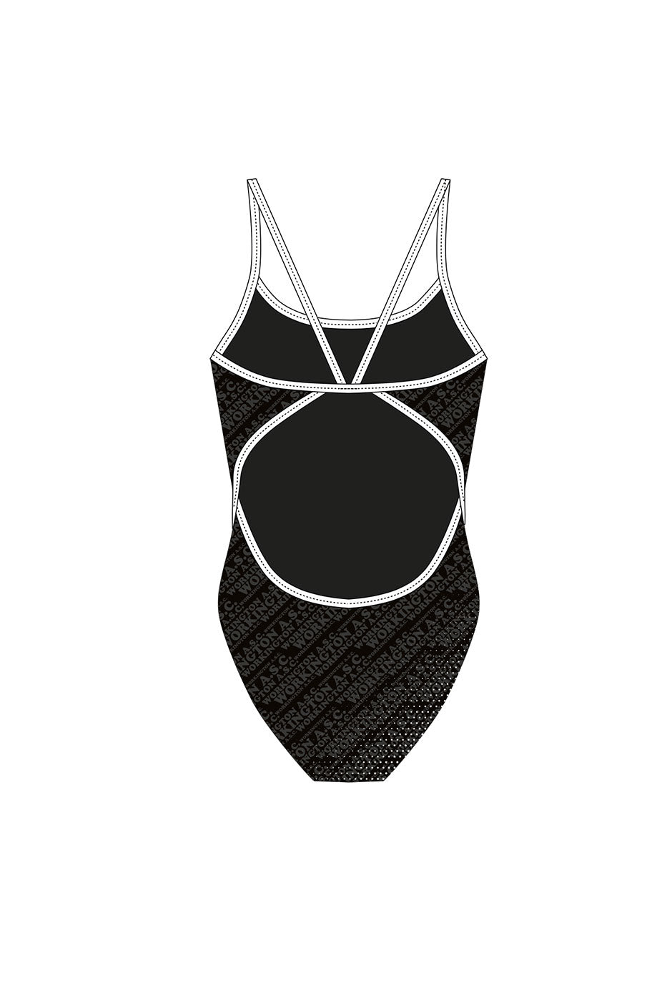 Workington ASC Adult Female Thinstrap Swimsuit OPT2 image 1