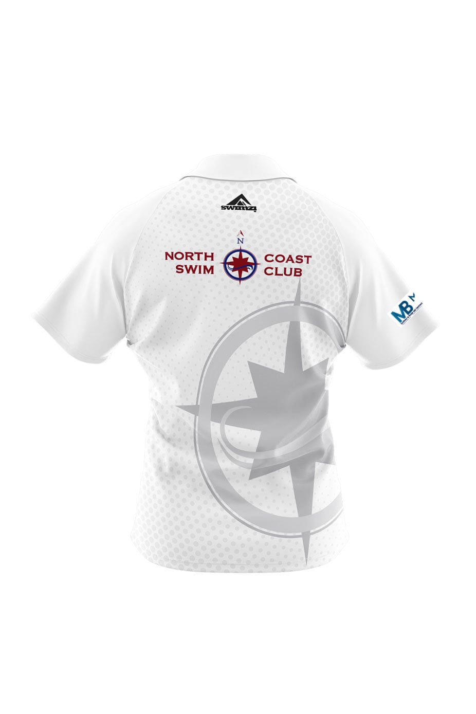 North Coast Swim Club Adult Female Supporters Shirt - Polo Neck - White image 1