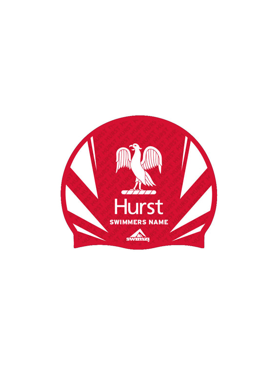 Unisex Hurst College Swim Cap - Silicone Suede image 0