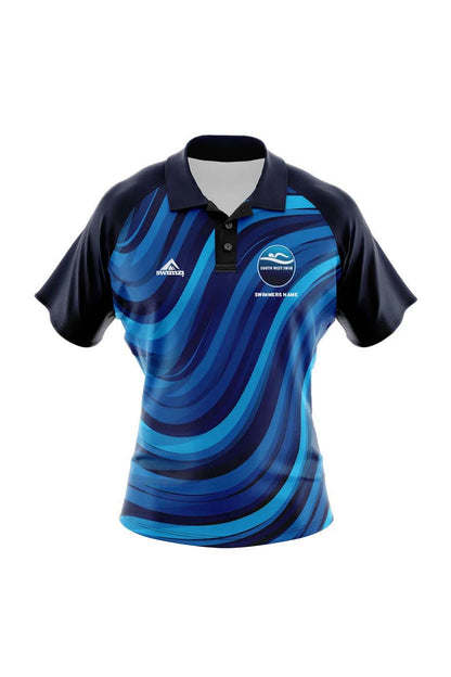 South West Swim Adult Female Club Shirt - Polo Neck image 0