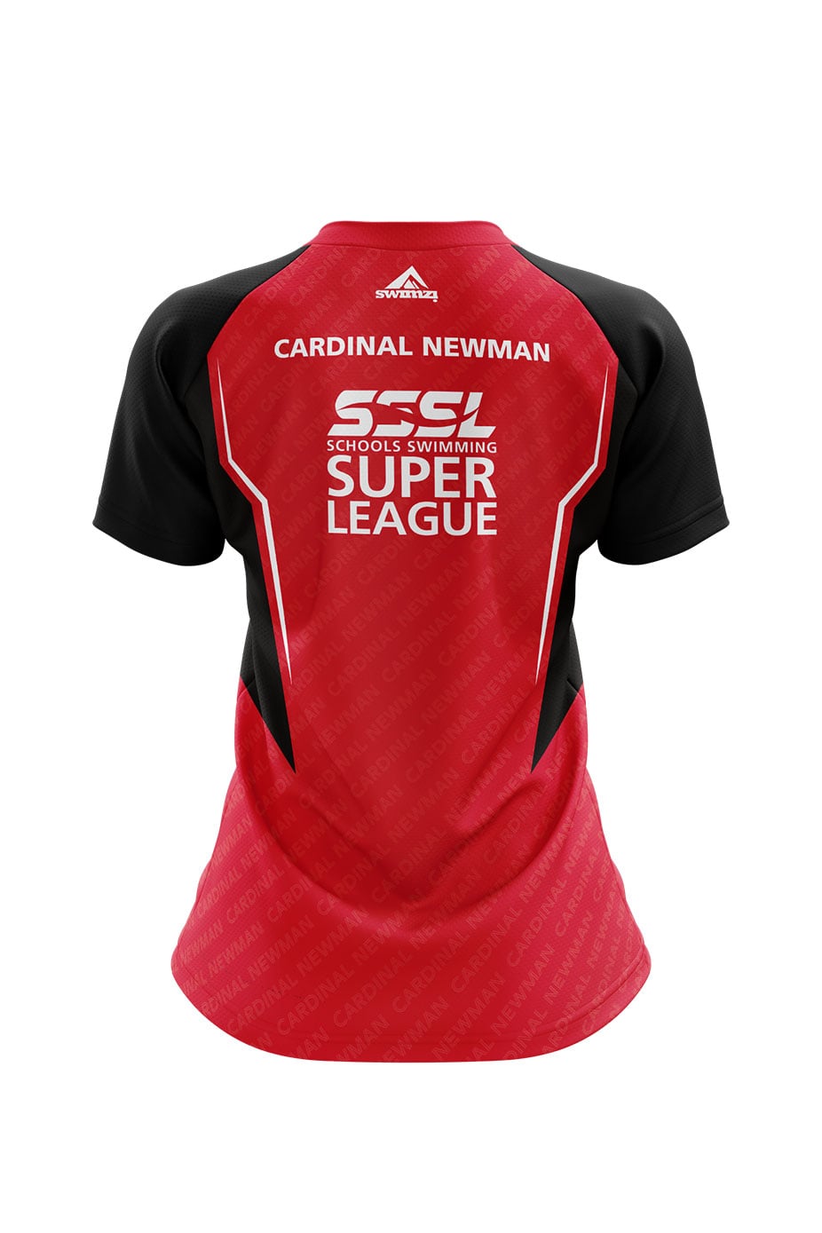 Schools Swimming Super League Adult Female Cardinal Newman Club Shirt - V-Neck image 1
