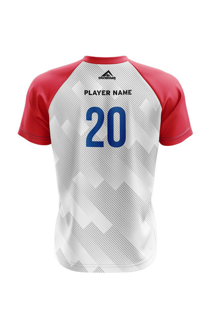 American International School of Jeddah Adult Unisex Volleyball Home Club Shirt - V-Neck image 1