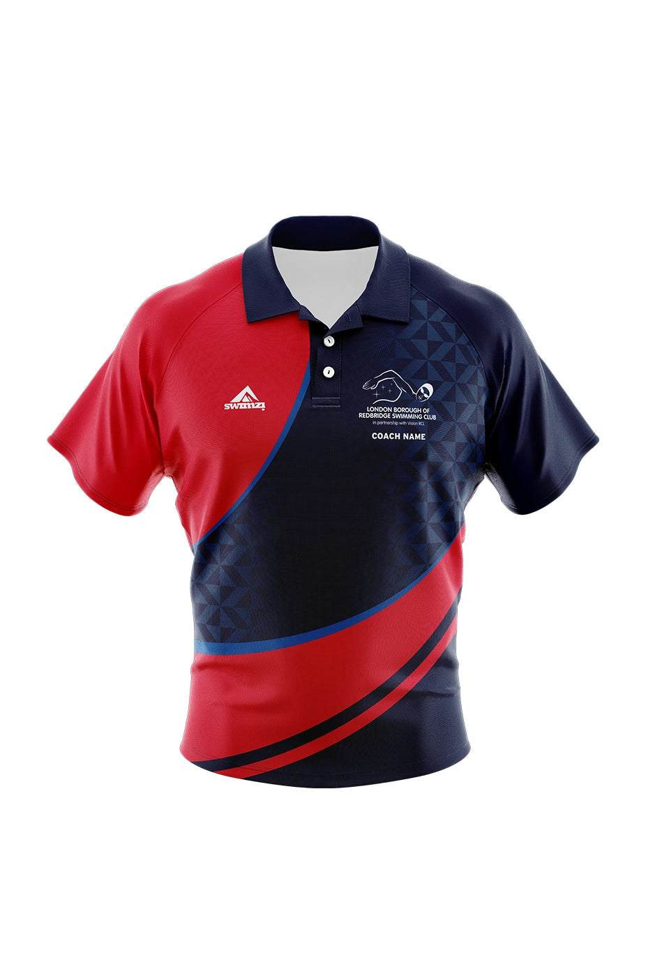 London Borough of Redbridge SC Adult Unisex Coach Shirt - Polo Neck image 0