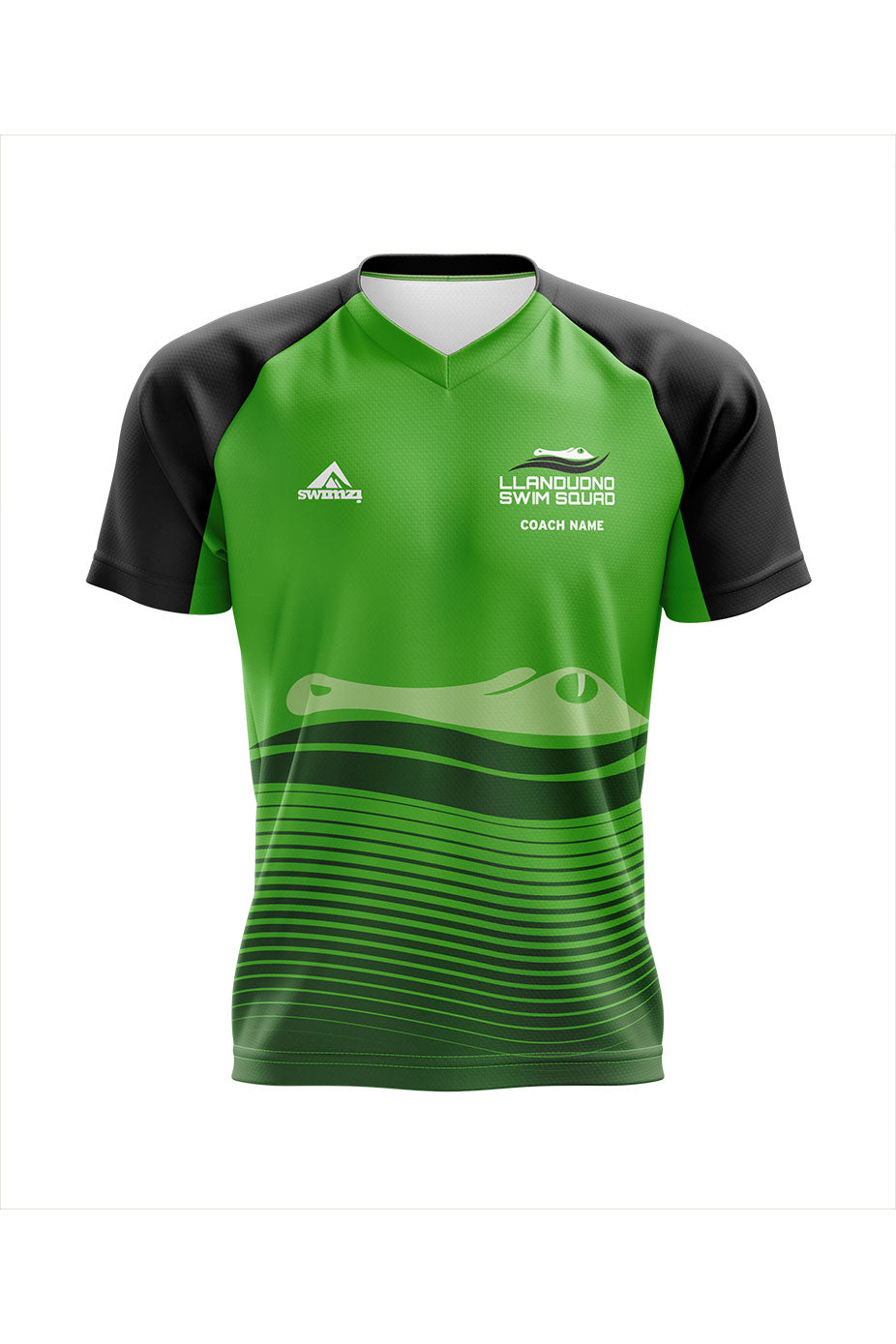Llandudno Swim Squad Kids Unisex Coach Shirt - V-Neck image 0