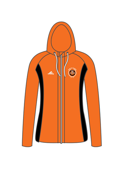 Dawlish Warren LSC Kids Female Orange Zipped Performance Hoodie image 0