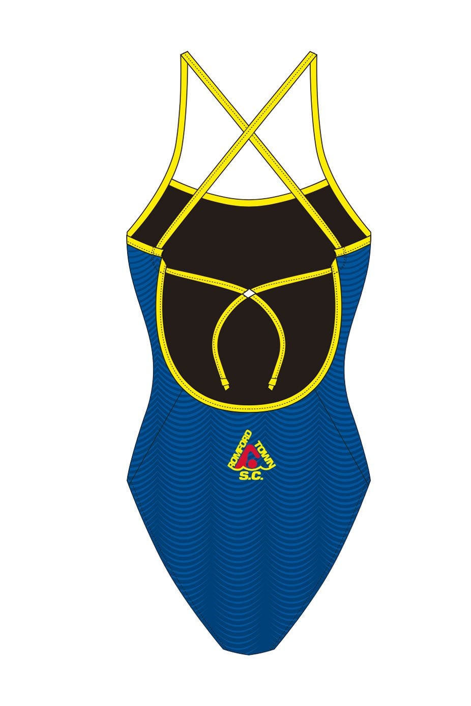 Romford Town SC Adult Female Tie Back Swimsuit image 1