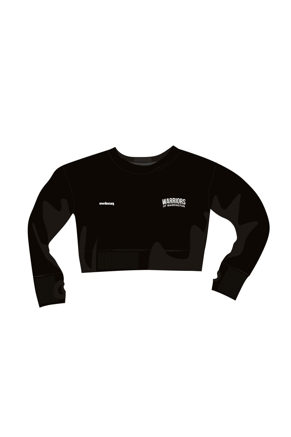 TEAMWEAR OUTLET SHOP! Kids Warriors of Warrington SC Female Cropped Jumper image 0