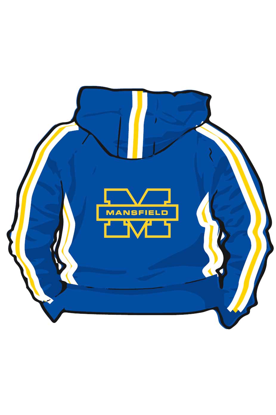 Mansfield SC Adult Unisex Sweat Pullover Hoodie image 1