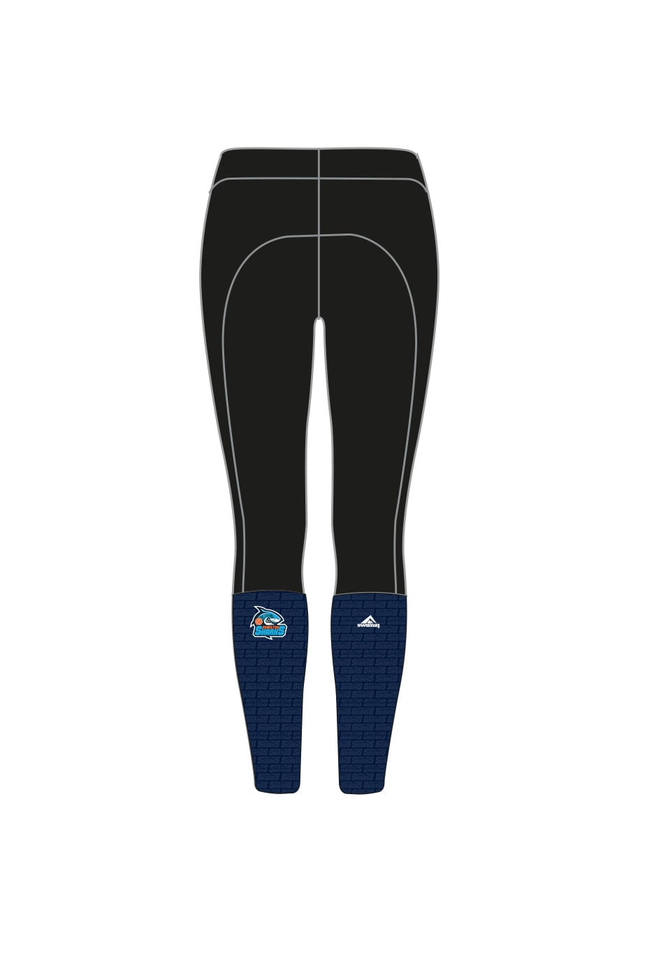 Hamilton Aquatics Adult Female Hamilton Sharks Compression Leggings image 2