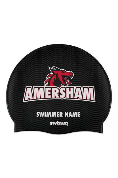 Amersham SC Unisex Club Swim Cap - Silicone Suede
