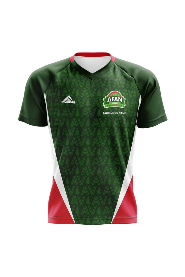 Afan Valley SC Kids Unisex Club Shirt V Neck