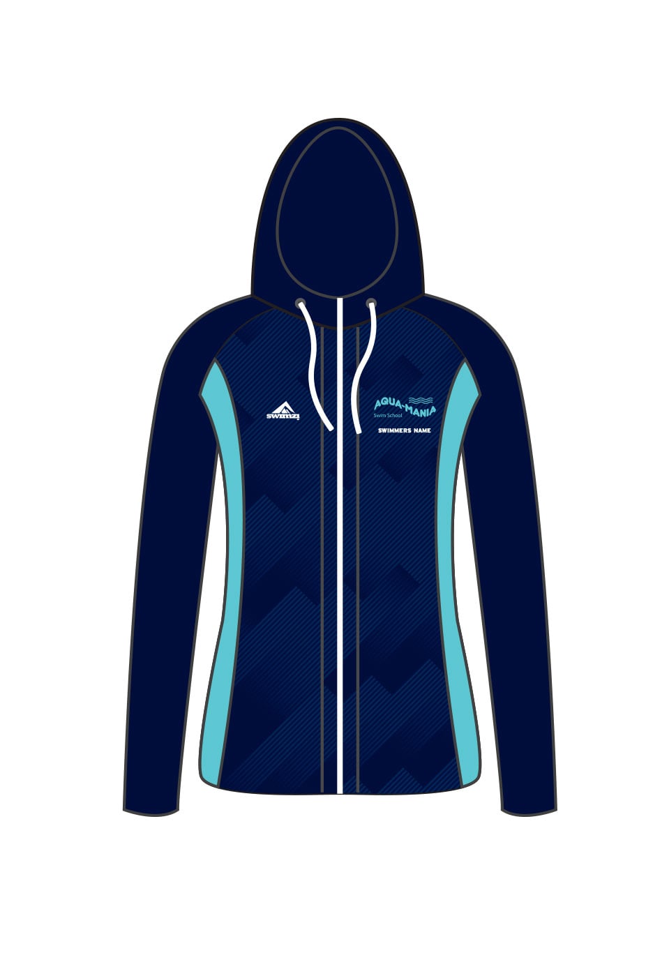 Aqua-Mania Swim School Adult Female Zipped Performance Hoodie