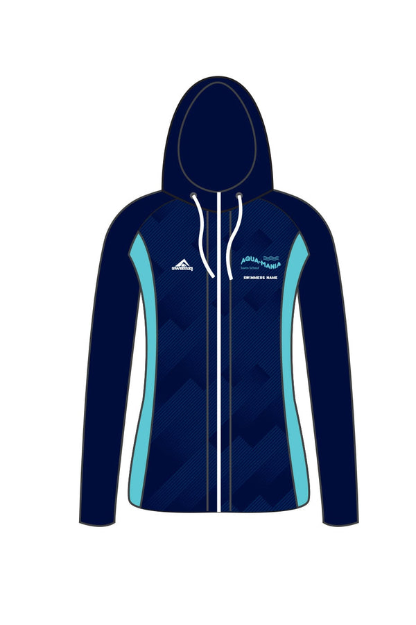 Aqua Mania Swim School Kids Female Zipped Performance Hoodie