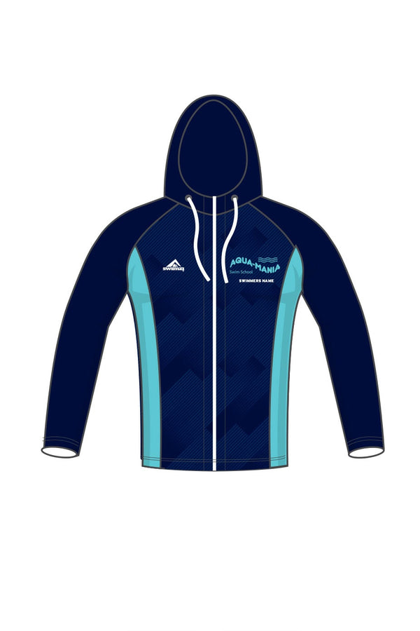 Aqua Mania Swim School Kids Unisex Zipped Performance Hoodie
