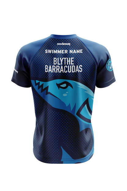 Blythe Barracudas SC Kids Unisex Polyester Club Shirt V Neck