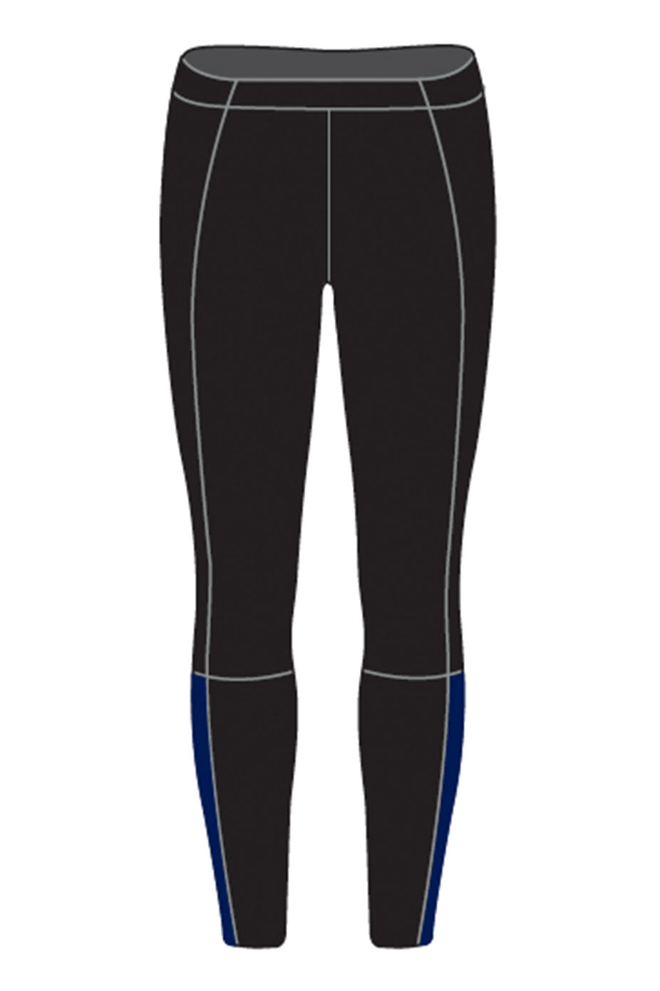 Bicester Blue Fins SC Kids Female Compression Leggings