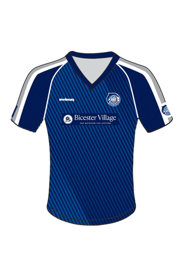 Bicester Blue Fins SC Kids Unisex Polyester Club Shirt V Neck