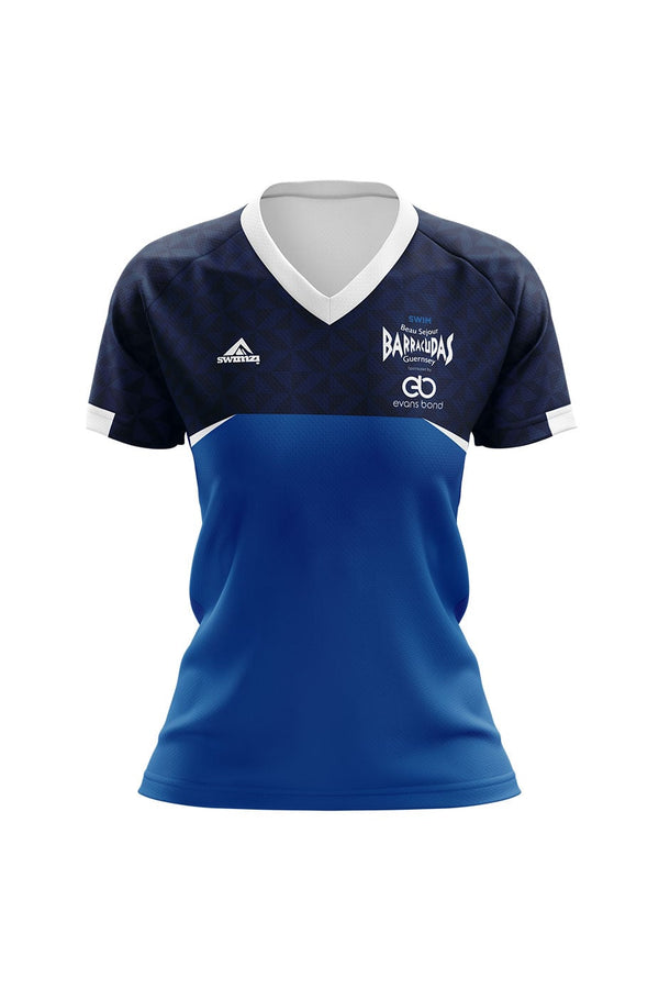 Beau Sejour Barracudas Kids Female Club Shirt V Neck